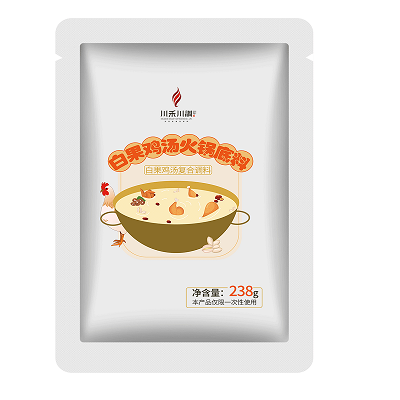 白果鸡汤调味料238g火锅底料清汤不辣鸳鸯锅高汤底料商用餐饮开店